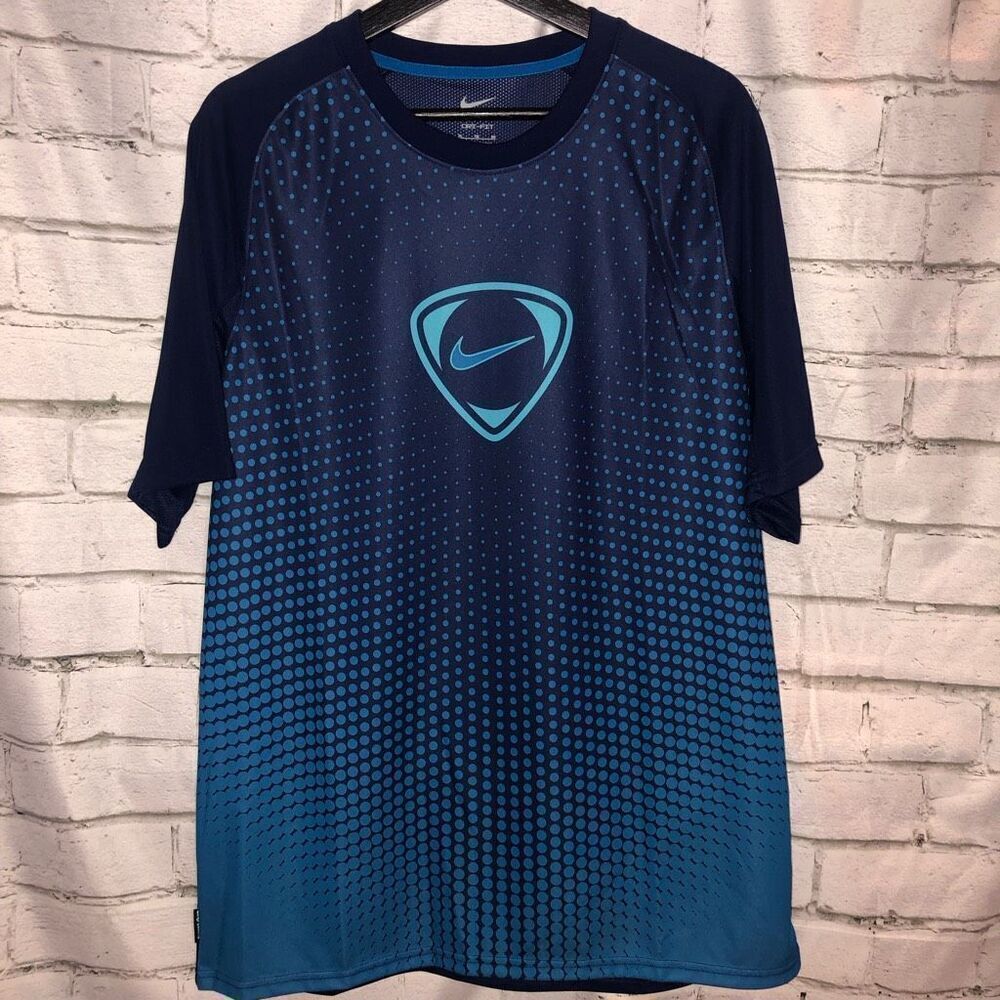Nike Academy‎ Soccer Futbol Dri-Fit ACD Dri-Fit Tee | Blue | Men’s XL